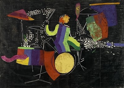 Lot Lill Tschudi (Swiss 1911-2004) Mike's Solo Vibrations