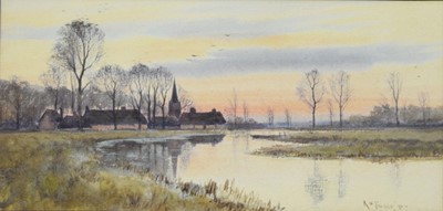 Lot 362 - Robert Winchester Fraser (1848-1906) Fen Drayton, Cambridge