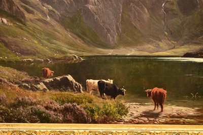Lot 299 - Sidney Richard Percy (1821-1886) Cwm Idwal