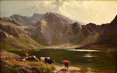 Lot 299 - Sidney Richard Percy (1821-1886) Cwm Idwal