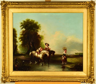 Lot 430 - After William Shayer (19th Century) Through a Ford