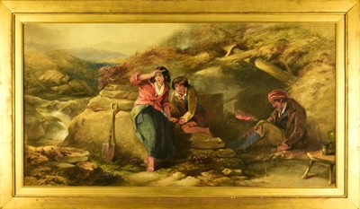 Lot 276 - J.F. Parkin (British 19th Century) An Illicit Still