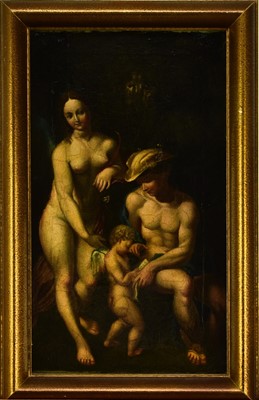 Lot 263 - After Antonio Allegri da Coreggio (Parma School act. 1492-d.1534) The School of Love