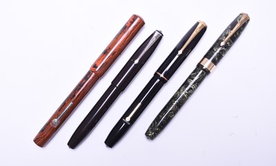 Lot 385 - Four vintage Conway Stewart fountain pens