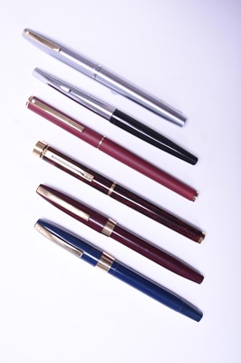 Lot 275 - Four vintage fountain pens / Six vintage Sheaffer fountain pens, 1960s to 1990s