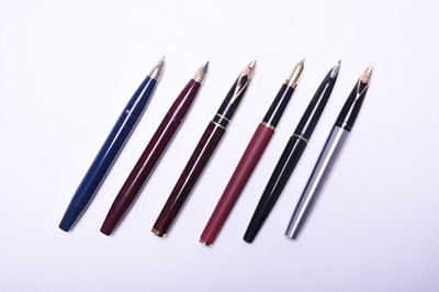 Lot 275 - Four vintage fountain pens / Six vintage Sheaffer fountain pens, 1960s to 1990s