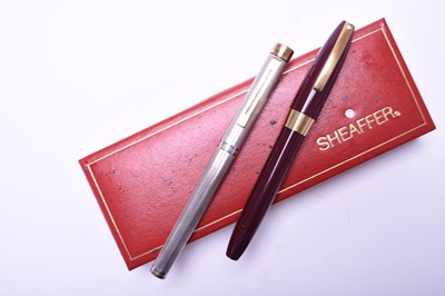 Lot 388 - Two Sheaffer fountain pens, boxed