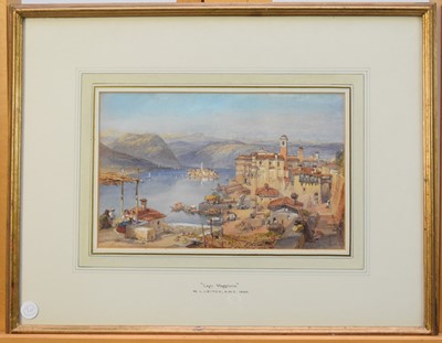 Lot 369 - William Leighton Leitch RWS (1804-1883) Lago Maggiori