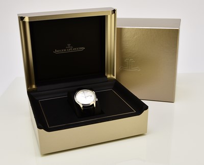 Lot 123 - Jaeger-LeCoultre: A gentleman's stainless steel Memovox wristwatch