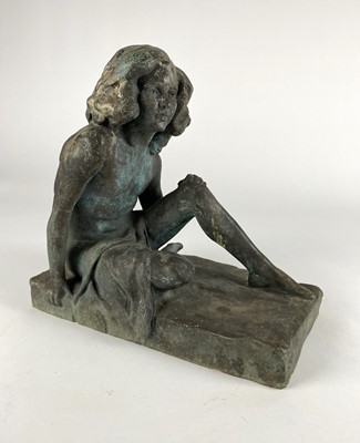 Lot Kathleen Scott, Baroness Kennet FRBS (1878-1947) Figure of a Young Girl