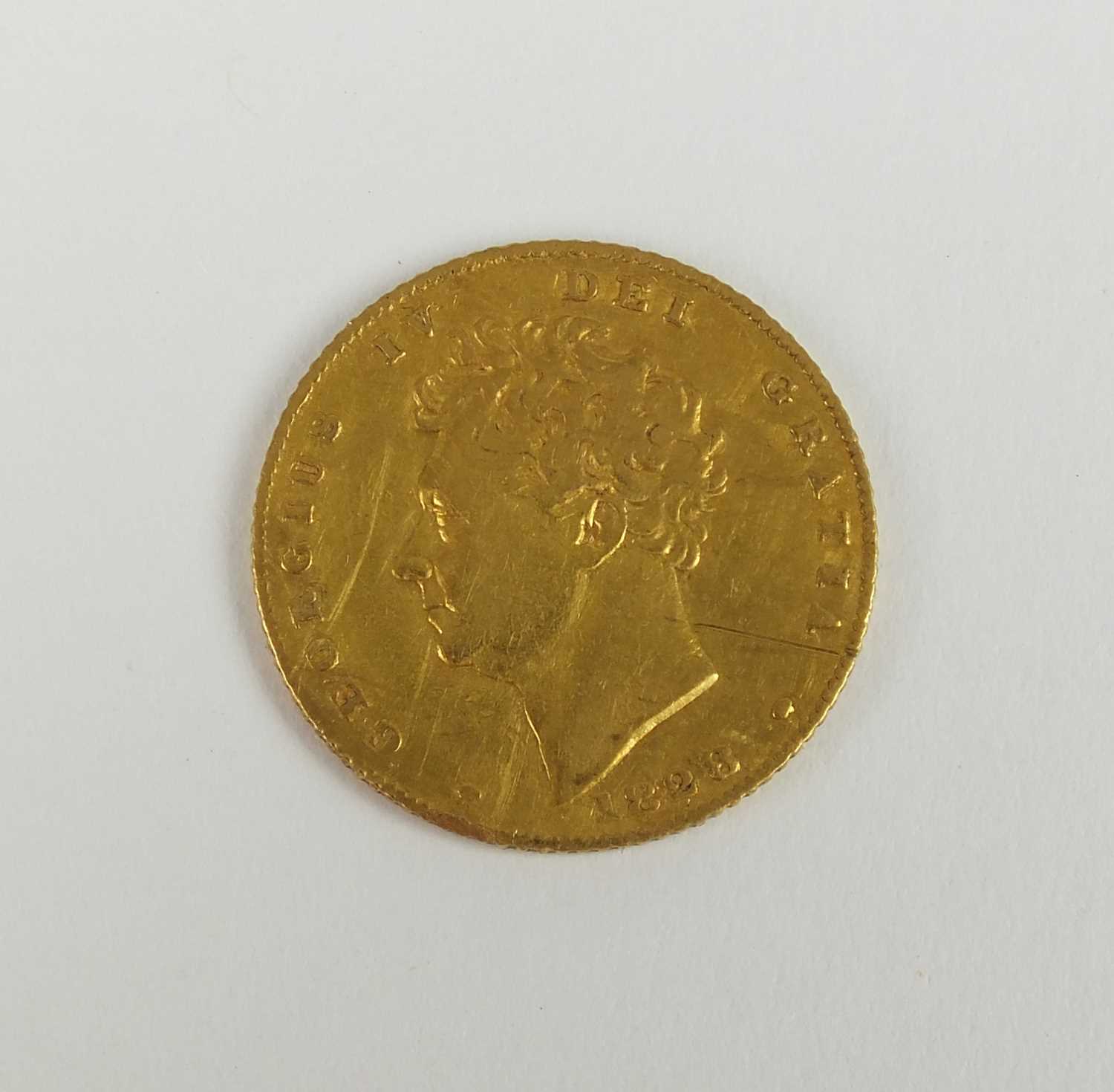 Lot 250 - A George IV half Sovereign dated 1828