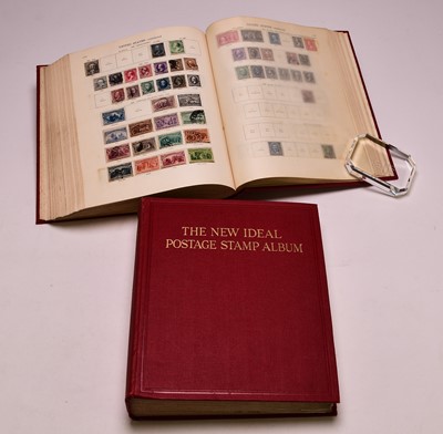 Lot 311 - Stamp collection housed in 2 New Ideal Postage Stamp Albums (Foreign countries A-J, K-Z) mint and used.