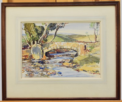 Lot 376 - Samuel John Lamorna Birch RA RWS RWA (1867-1955) Moorland Bridge