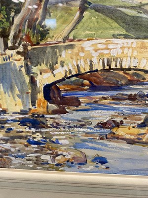 Lot 376 - Samuel John Lamorna Birch RA RWS RWA (1867-1955) Moorland Bridge