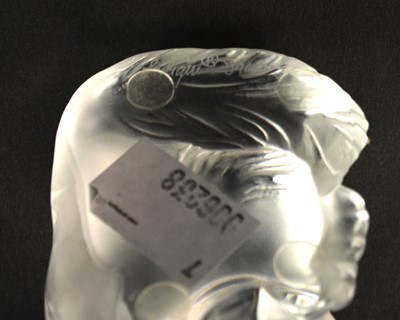 Lot 291 - Lalique Crystal model of 'Heggie' the cat
