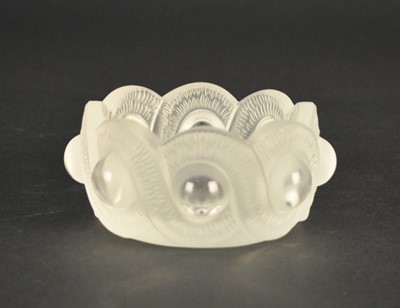 Lot 294 - Small Lalique Crystal 'Gao' bowl