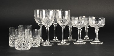 Lot 295 - A matched suite of drinking glasses, including Edinburgh 'Tay'