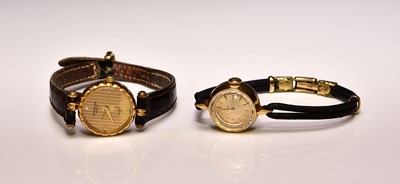 Lot 358 - Omega and Raymond Weil: Two lady's wristwatches