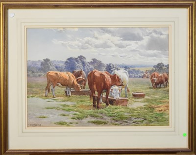 Lot 387 - Charles James Adams (1859-1931) Thirsty
