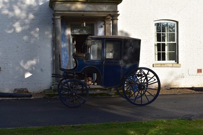 Lot 278 - A 19th century single Brougham type horse-drawn carriage by Frederick Sanderson, Dublin