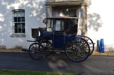 Lot 278 - A 19th century single Brougham type horse-drawn carriage by Frederick Sanderson, Dublin