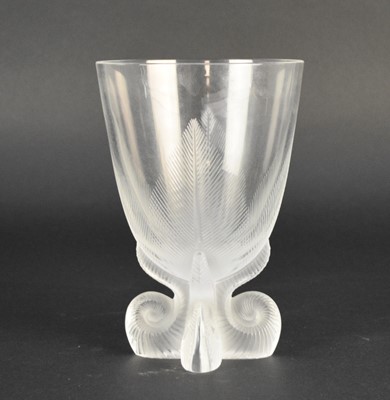 Lot 297 - Lalique 'Osmonde' vase, circa 1960s