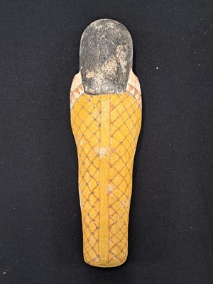 Lot 533 - A reproduction Shabti and coffin case, late 19th to early 20th century