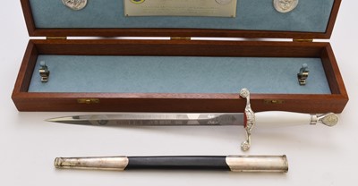 Lot 160 - Wilkinson Sword Battle of Britain commemorative poignard set and model aeroplanes