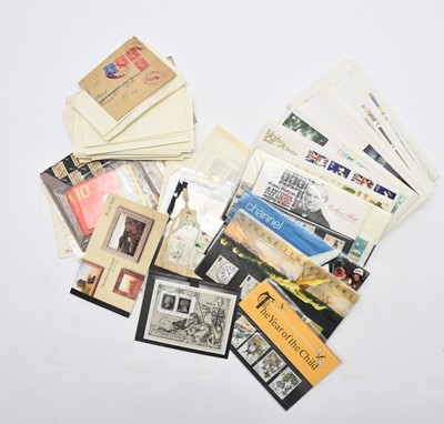 Lot 181 - Stamp collections in grey holdall comprising 2 albums GB collection with 3x 1d Blacks, 5x 2d Blue