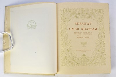 Lot 34 - FITZGERALD, Edward, Rubaiyat of Omar Khayyam. 4to, Hodder & Stoughton [1909]...