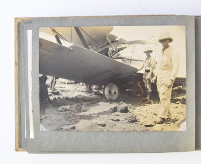 Lot An interwar period RAF photograph album, circa 1925. Aden Defence Flight interest.