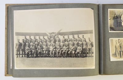 Lot 1 - An interwar period RAF photograph album, circa 1925. Aden Defence Flight interest.