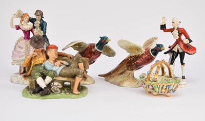 Lot 110 - A mixed group of ceramics including Beswick