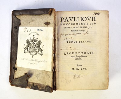 Lot 123 - JOVIUS, Paulus, Historiam Sui Temporis