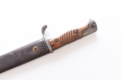 Lot 74 - WW1 Imperial German M98/05 'Butcher' sawback bayonet