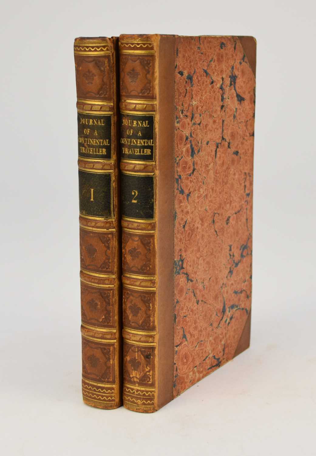 Lot 52 - HOGG, Thomas Jefferson, Two Hundred and Nine Days; or the Journal of a Traveller on the Continent. 2 vols 1827. Contemporary half calf, marbled boards (2)