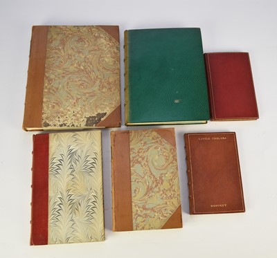 Lot 70 - SCOTT, Walter Sidney (1900-80) sometime Vicar of Selborne, Hants and Frensham, Surrey. Book collector and author. Copies of some of his own books which he has had specially bound... (6)