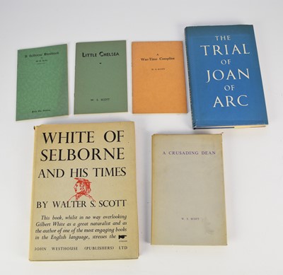 Lot 71 - SCOTT, Walter Sidney (1900-80) sometime Vicar of Selborne, Hants and Frensham, Surrey. Book collector and author. Multiple copies of some of his books including...)