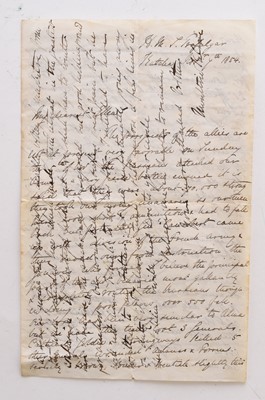 Lot 15 - Crimean War, Battle of Inkerman - Lt. T.M. Kelsall, letter signed