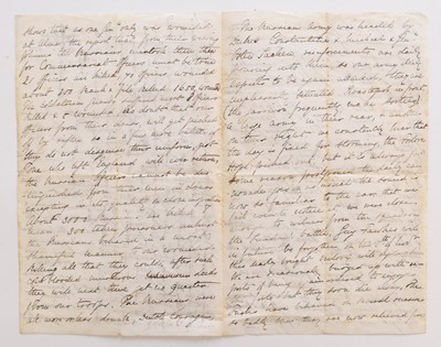 Lot 15 - Crimean War, Battle of Inkerman - Lt. T.M. Kelsall, letter signed