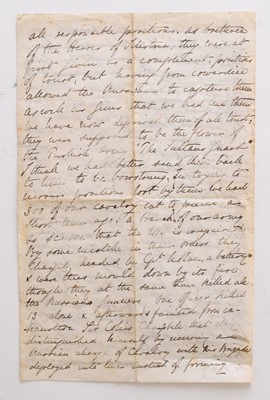 Lot 15 - Crimean War, Battle of Inkerman - Lt. T.M. Kelsall, letter signed