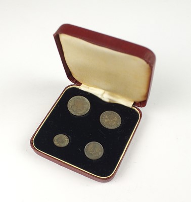 Lot 164 - A Victoria Maundy set, dated 1896, within fitted case (not original)