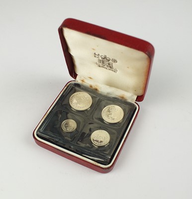 Lot 189 - An Elizabeth II Maundy set, dated 1985, within plastic envelope and fitted case