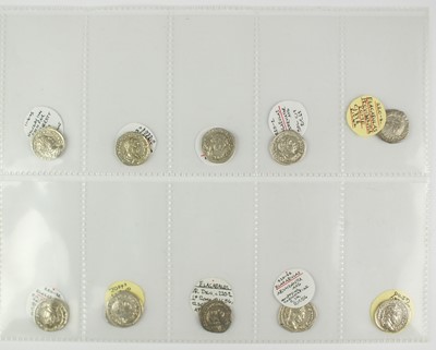 Lot 218 - A collection of 30 Silver Denarii of the reign of Emperor Elagabalus (proclaimed in Syria 16th May 218-222 AD) (30)
