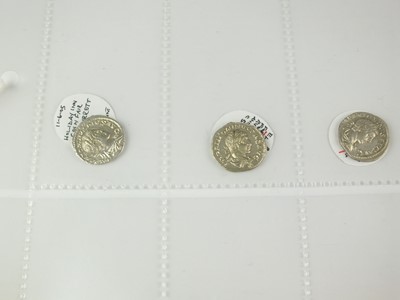 Lot 218 - A collection of 30 Silver Denarii of the reign of Emperor Elagabalus (proclaimed in Syria 16th May 218-222 AD) (30)