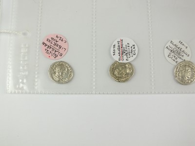 Lot 218 - A collection of 30 Silver Denarii of the reign of Emperor Elagabalus (proclaimed in Syria 16th May 218-222 AD) (30)