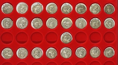 Lot 221 - A collection of 25 Silver Denarii of the reigns of Emperors...