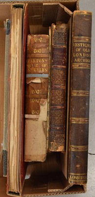 Lot 6 - ARCHER, John Wykeham, Vestiges of Old London. Folio 1851. 37 plates; with SMITH, John Thomas, Antiquities of Westminster, the Old Palace and St Stephen's Chapel... (5) (box)