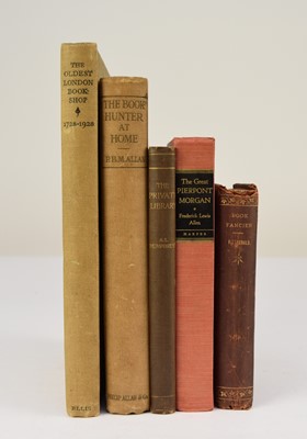 Lot 26 - BOOKS ABOUT BOOKS AND BOOK COLLECTING, including 6 vols from the series published in the 1890s by Kegen Paul, Trench, Trubner & co...(2 boxes)