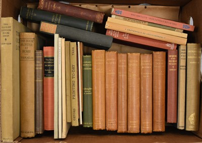 Lot 26 - BOOKS ABOUT BOOKS AND BOOK COLLECTING, including 6 vols from the series published in the 1890s by Kegen Paul, Trench, Trubner & co...(2 boxes)